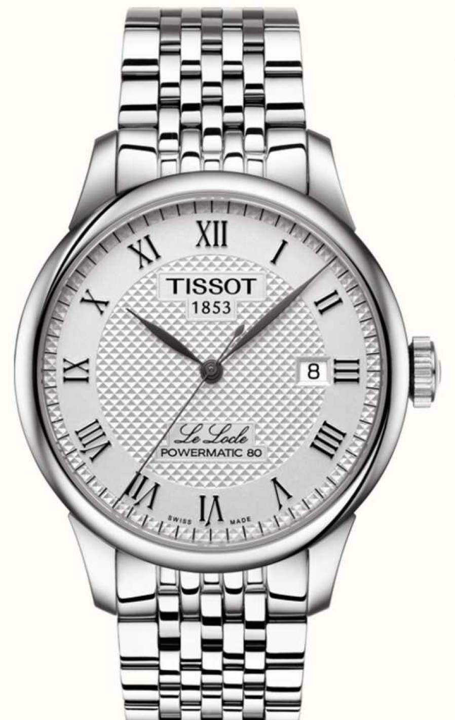 Men'S Tissot | Tissot Men'S Le Locle Powermatic 80 Automatic Stainless Steel Watch