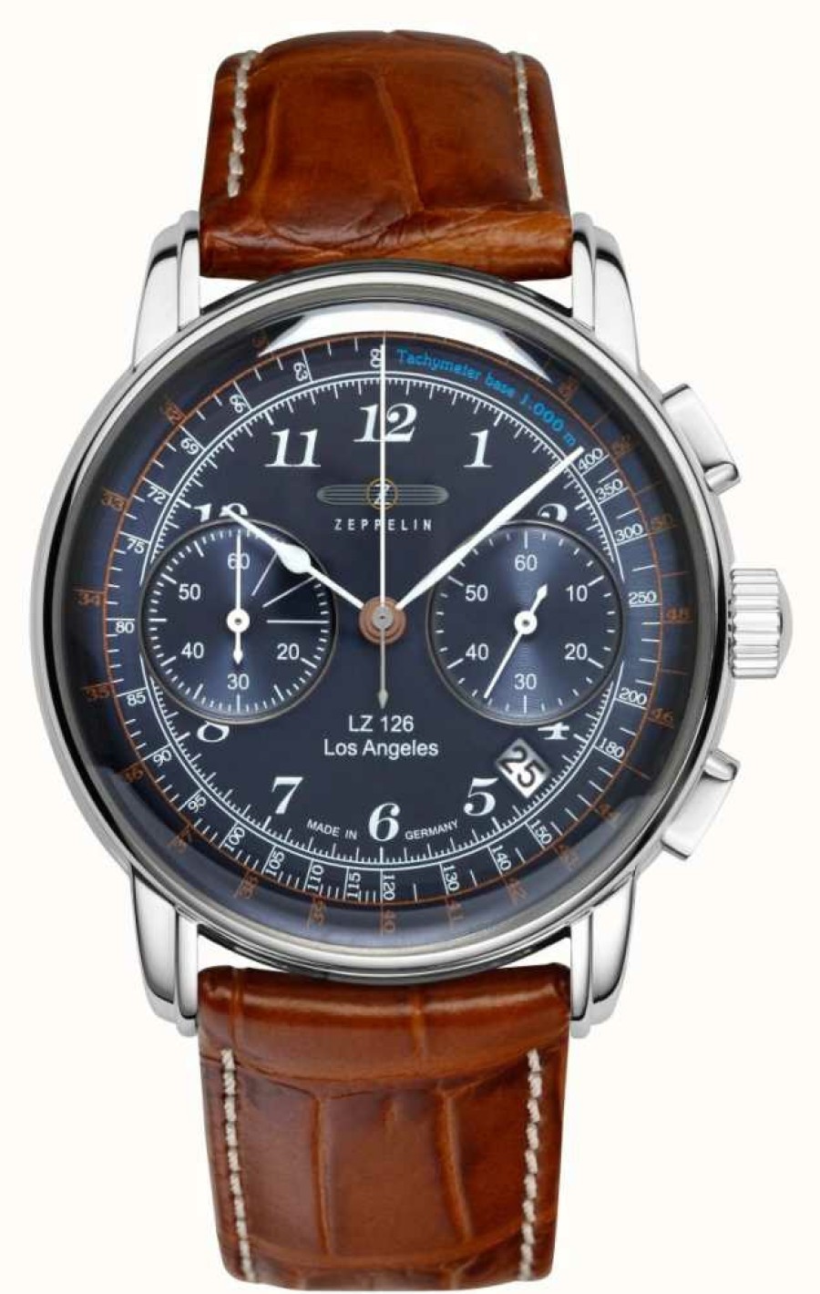 Men'S Zeppelin | Zeppelin | Lz126 | Los Angeles | Blue Chronograph