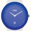 Men'S STORM | Storm Mini Sotec Lazer Blue Stainless Steel Mesh