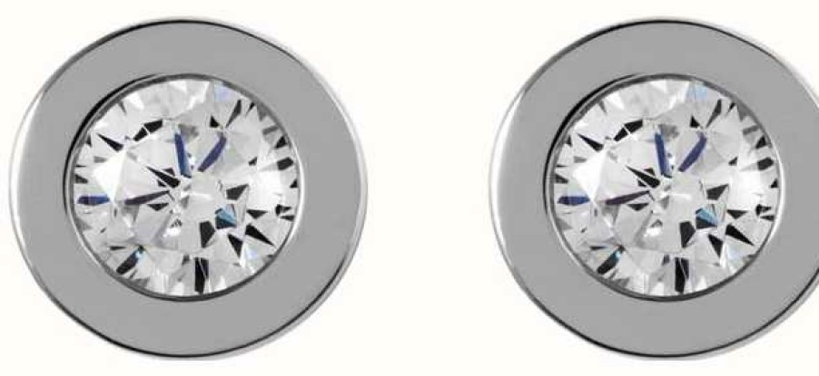 Jewelry Radley Jewellery | Radley Jewellery Fountain Road Silver Plated Stone Stud Earrings