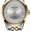 Men'S Raymond Weil | Raymond Weil Men'S Freelancer Automatic Two Tone Bracelet Silver Dial