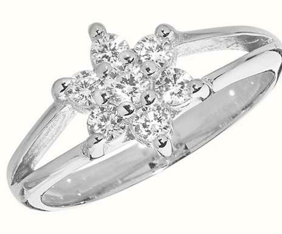 Jewelry James Moore | James Moore Th Sterling Silver Babies Cz Ring Size C