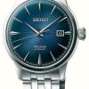 Men'S Seiko | Seiko Presage Automatic Stainless Steel Bracelet Blue Dial