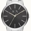 Men'S Armani Exchange | Armani Exchange Men'S | Black Dial | Stainless Steel Bracelet