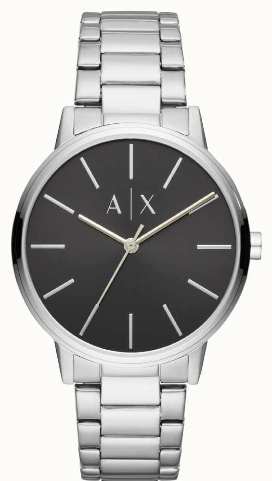 Men'S Armani Exchange | Armani Exchange Men'S | Black Dial | Stainless Steel Bracelet