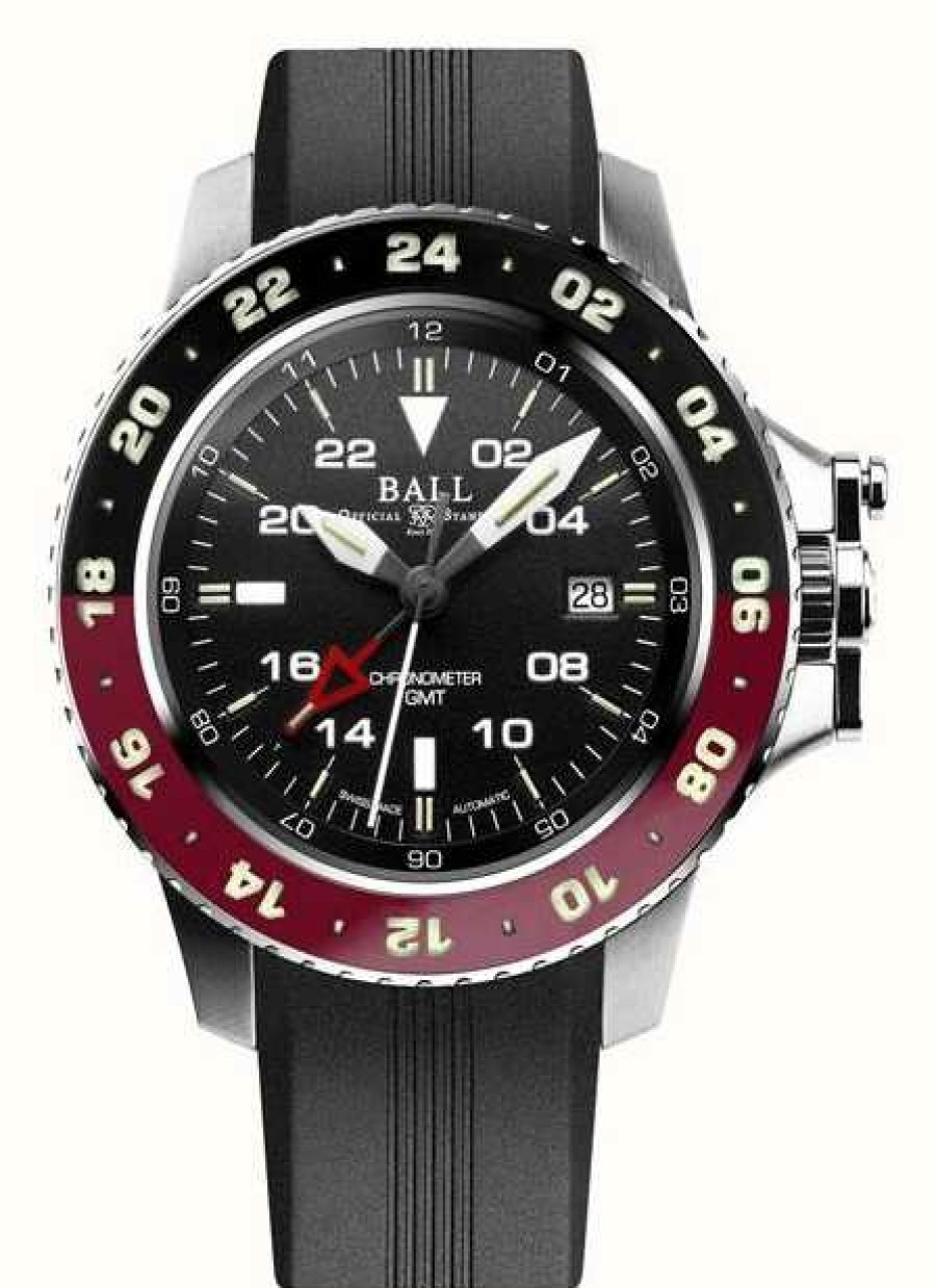 Men'S Ball Watch Company | Ball Watch Company Engineer Hydrocarbon Aerogmt Ii 42Mm Black Dial