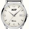 Men'S Tissot | Tissot Men'S Visodate Heritage Quartz Stainless Steel