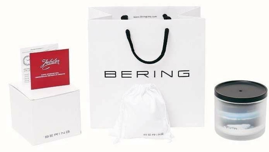 Women'S Bering | Bering Classic | Polished Silver | Mesh Strap