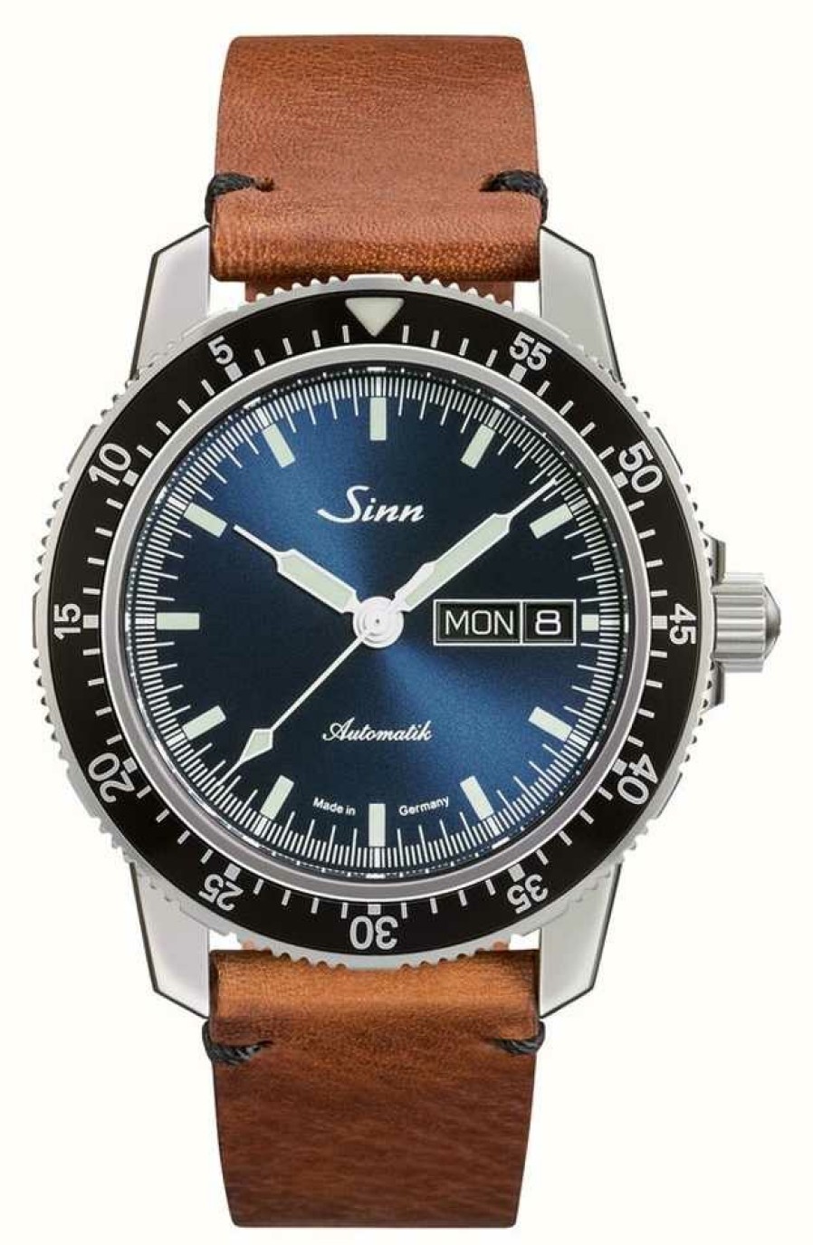 Men'S Sinn | Sinn 104 St Sa I B | Vintage Brown Leather Strap