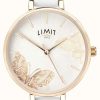 Women'S Limit | Limit | Women'S Secret Garden Watch | White Butterfly Dial