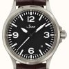 Men'S Sinn | Sinn 556 A Sports Sapphire Glass Brown Embossed Leather