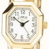 Women'S Limit | Limit | Women'S Gold Tone Expandable Bracelet | White Dial