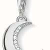 Jewelry Thomas Sabo Jewellery | Thomas Sabo | Protective Moon Charm | 925 Sterling Silver | Zirconia