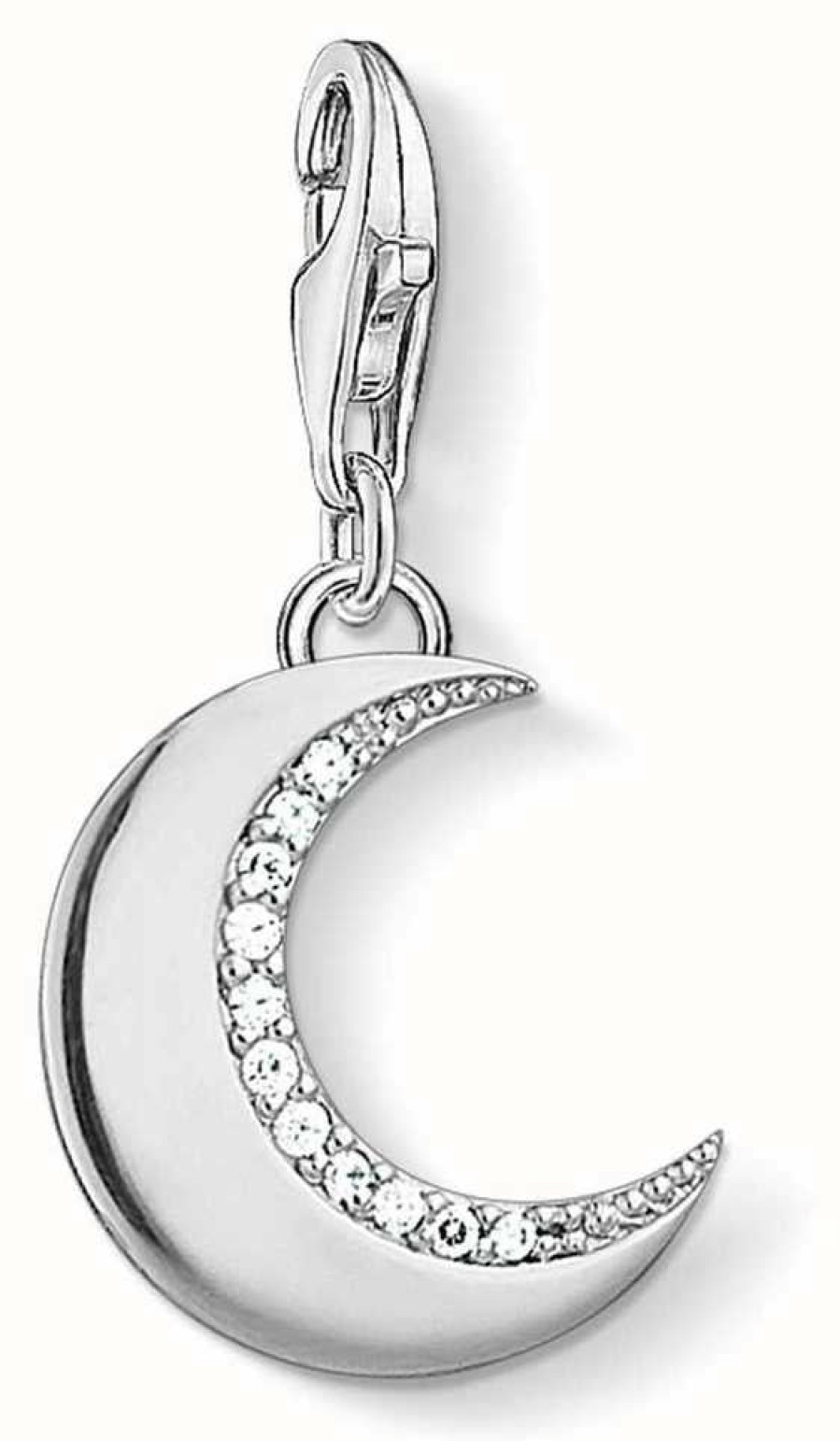 Jewelry Thomas Sabo Jewellery | Thomas Sabo | Protective Moon Charm | 925 Sterling Silver | Zirconia