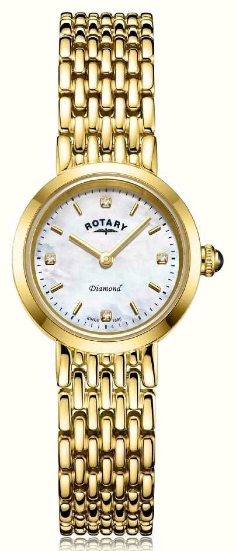 Women'S Rotary | Rotary | Women'S Gold Bracelet | Mother Of Pearl Dial