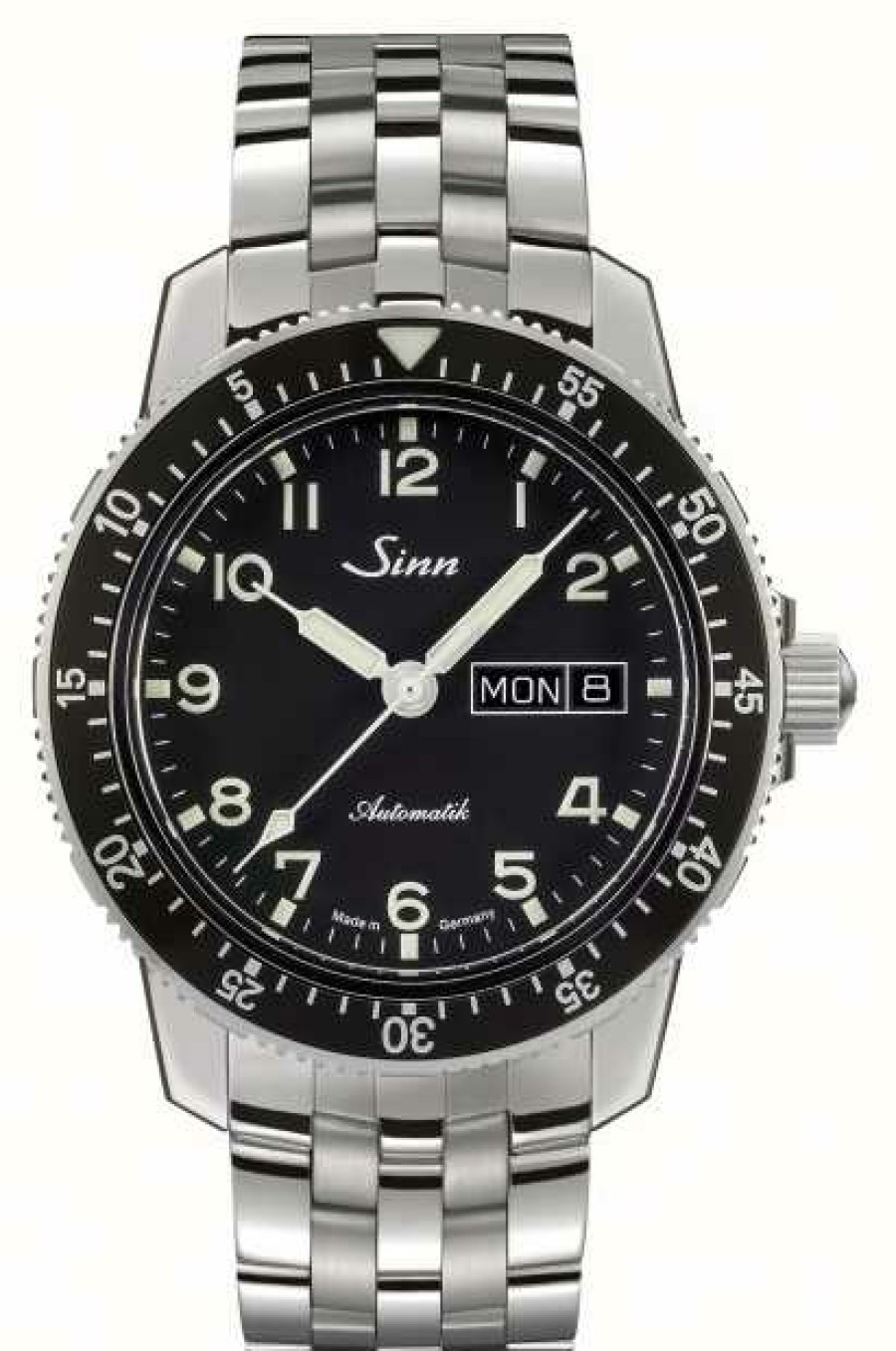 Men'S Sinn | Sinn 104 St Sa A Classic Pilot Watch Stainless Steel Bracelet