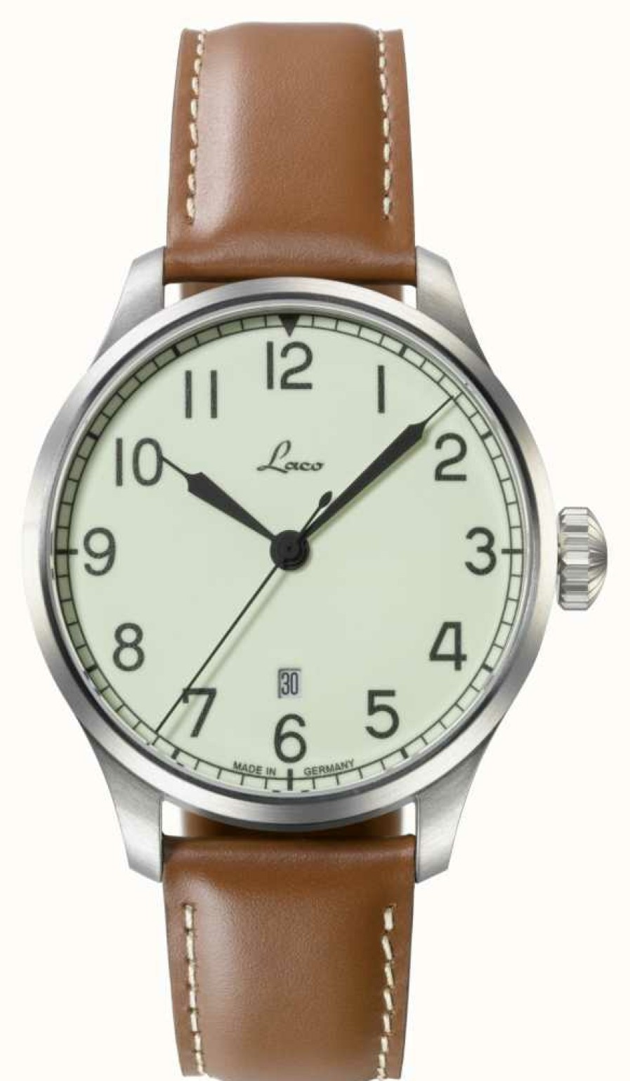 Men'S Laco | Laco | Valencia 42 | Automatic | Tan Calf Leather