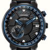 Men'S Citizen | Citizen Men'S Satellite Wave Gps Eco-Drive Black/Blue Pvd