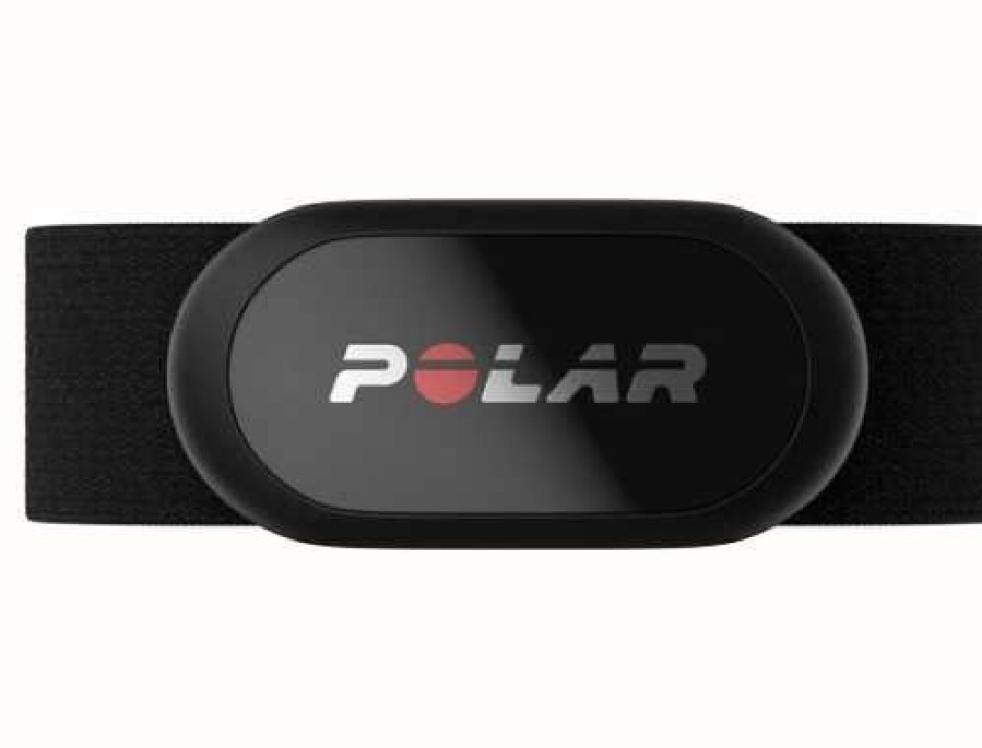 Men'S Polar | Polar H10 Heart Rate Sensor - Black Strap (M-Xxl)