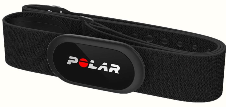 Men'S Polar | Polar H10 Heart Rate Sensor - Black Strap (M-Xxl)