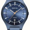 Men'S Bering | Bering Men'S | Titanium | Blue Dial | Blue Bracelet