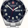 Men'S Victorinox | Victorinox | Men'S Fieldforce | Stainless Steel Bracelet | Blue Dial