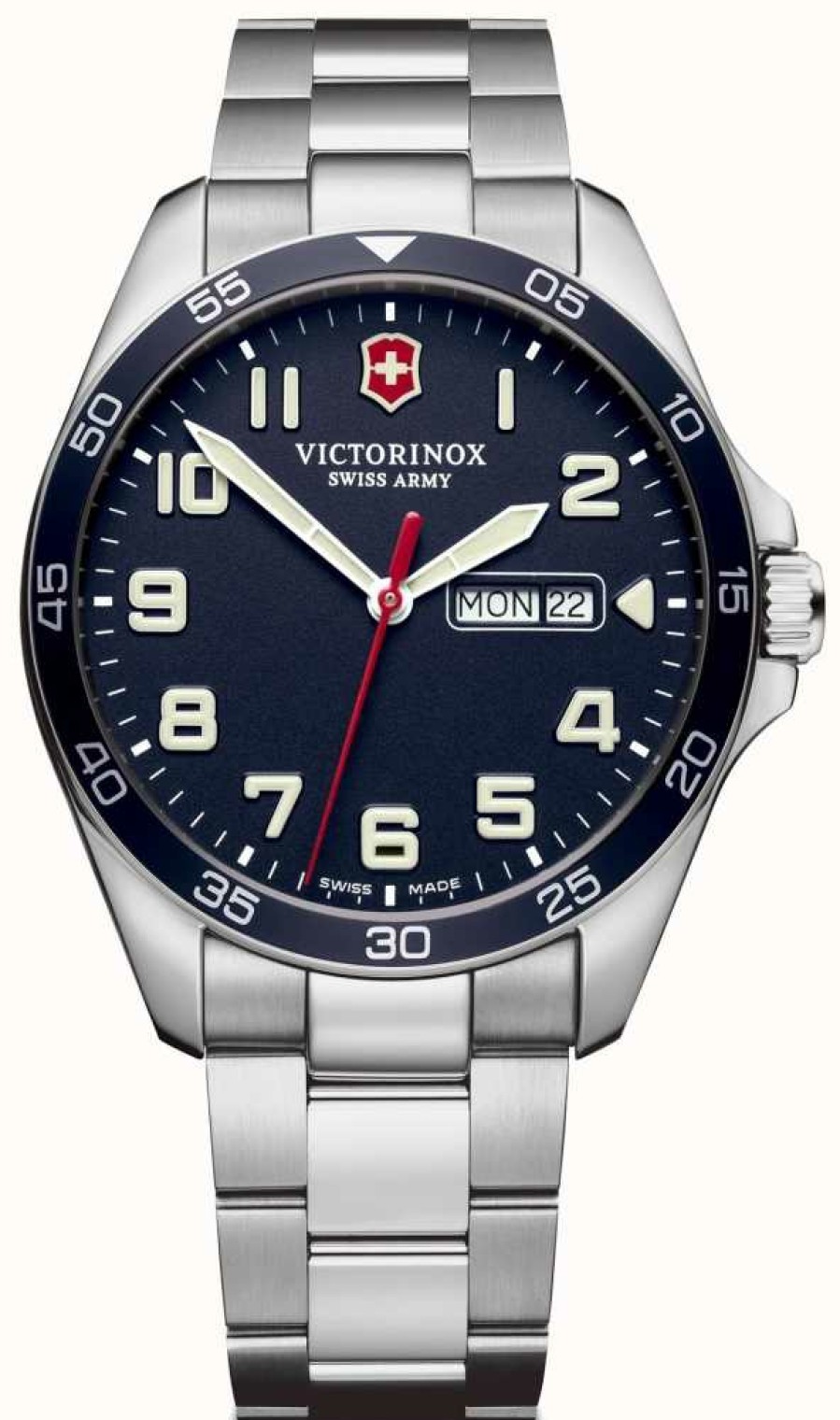 Men'S Victorinox | Victorinox | Men'S Fieldforce | Stainless Steel Bracelet | Blue Dial