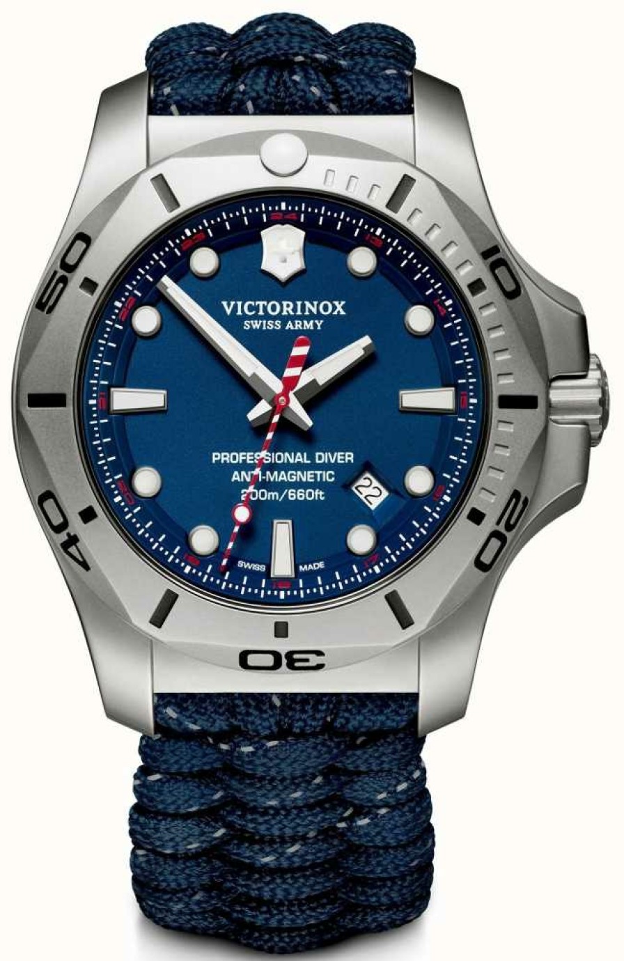 Men'S Victorinox | Victorinox | Men'S I.N.O.X Professional Diver | Blue Dial | Blue Strap