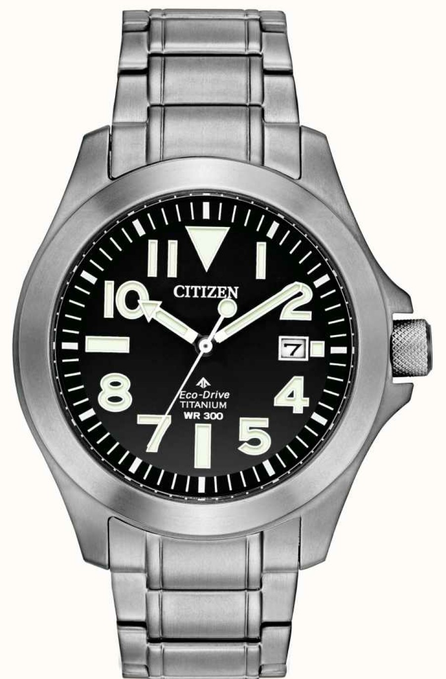 Men'S Citizen | Citizen Promaster Tough | Titanium Case | Black Dial