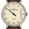 Men'S MeisterSinger | Meistersinger | Men'S Vintago | Automatic | Brown Leather | Cream Dial