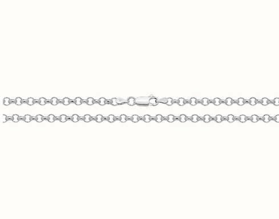 Jewelry James Moore | James Moore Th Silver Belcher Chain 20"