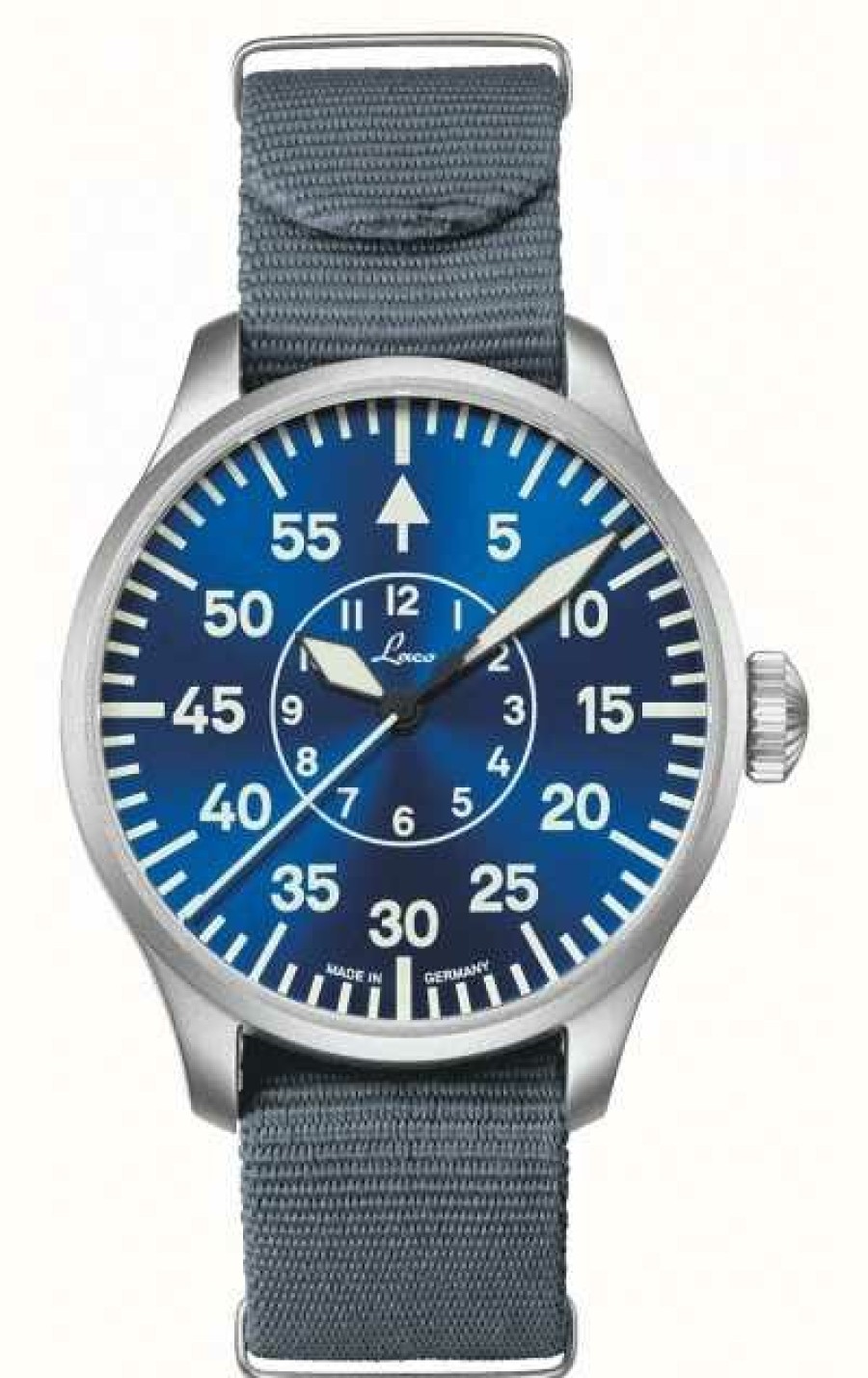 Men'S Laco | Laco | Aachen Blaue Stunde 42 | Pilot Watches B | Blue