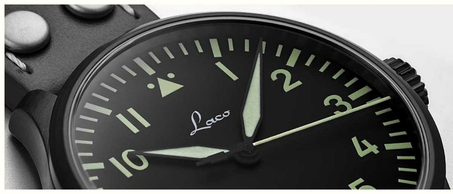 Men'S Laco | Laco | Altenburg 42 | Pilot Watches A | Black