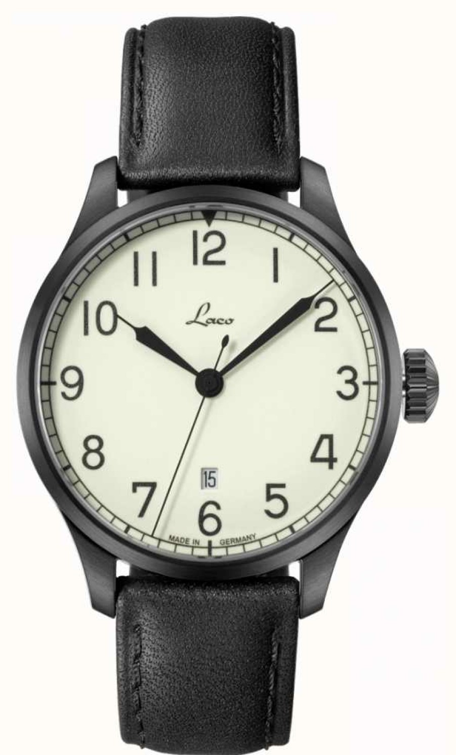 Men'S Laco | Laco | Casablanca42 | Navy Watches | Black