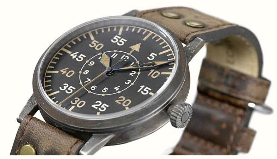 Men'S Laco | Laco | Speyer Erbstruck | Pilot Watches | Leather