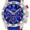 Men'S Festina | Festina | Men'S/Junior'S Blue Leather Strap | Blue Dial