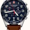 Men'S Victorinox | Victorinox | Men'S Fieldforce | Chronograph | Blue