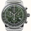 Men'S Zeppelin | Zeppelin | Series 100 Years | Chronograph Date | Steel Mesh