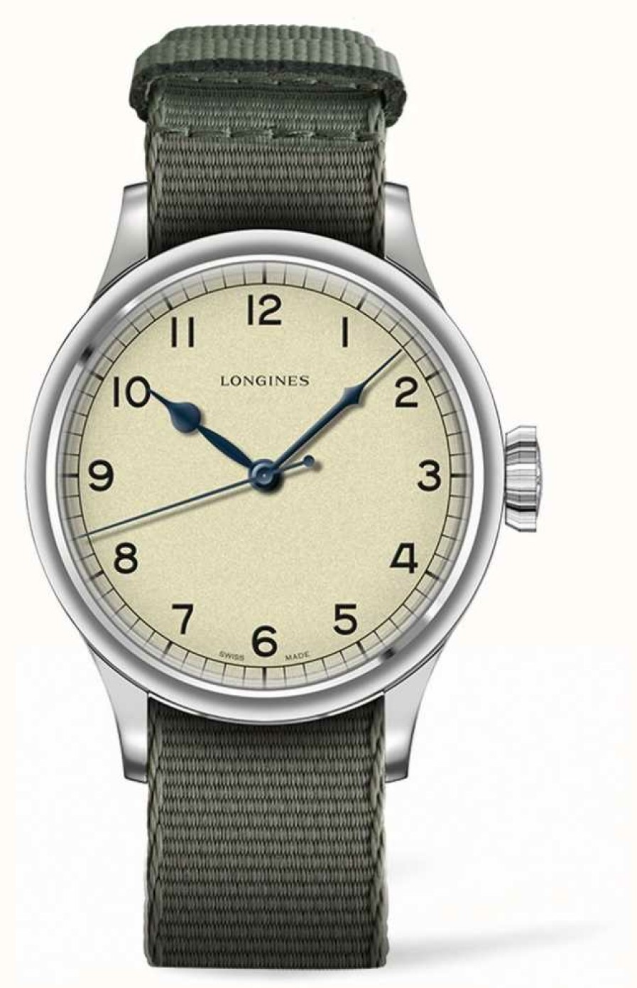 Men'S LONGINES | Longines | Heritage Military | Men'S 38Mm | Swiss Auto | Two Straps