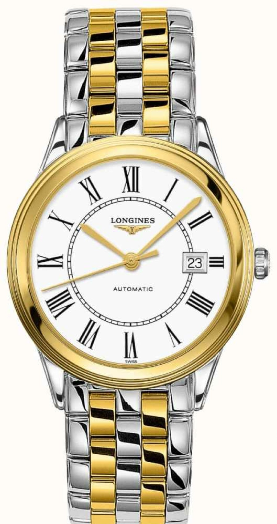 Men'S LONGINES | Longines | Flagship | Men'S 38.5Mm Two Tone | Swiss Automatic