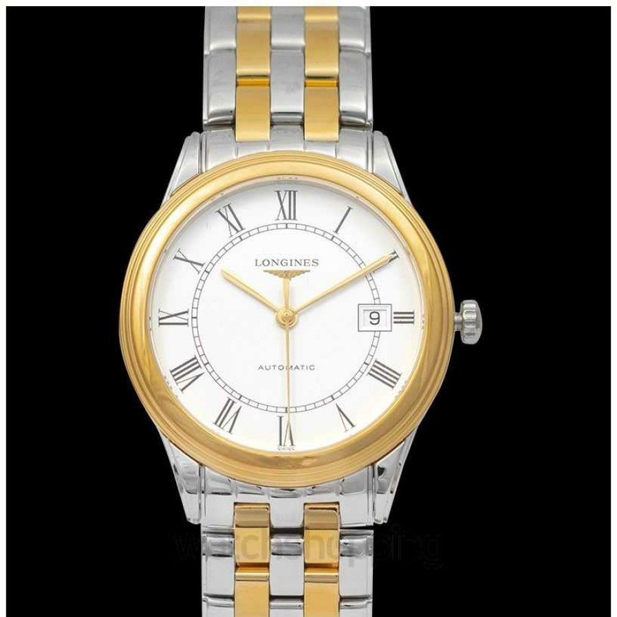 Men'S LONGINES | Longines | Flagship | Men'S 38.5Mm Two Tone | Swiss Automatic