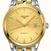 Men'S LONGINES | Longines | Flagship | Men'S 38.5Mm Two Tone | Swiss Automatic