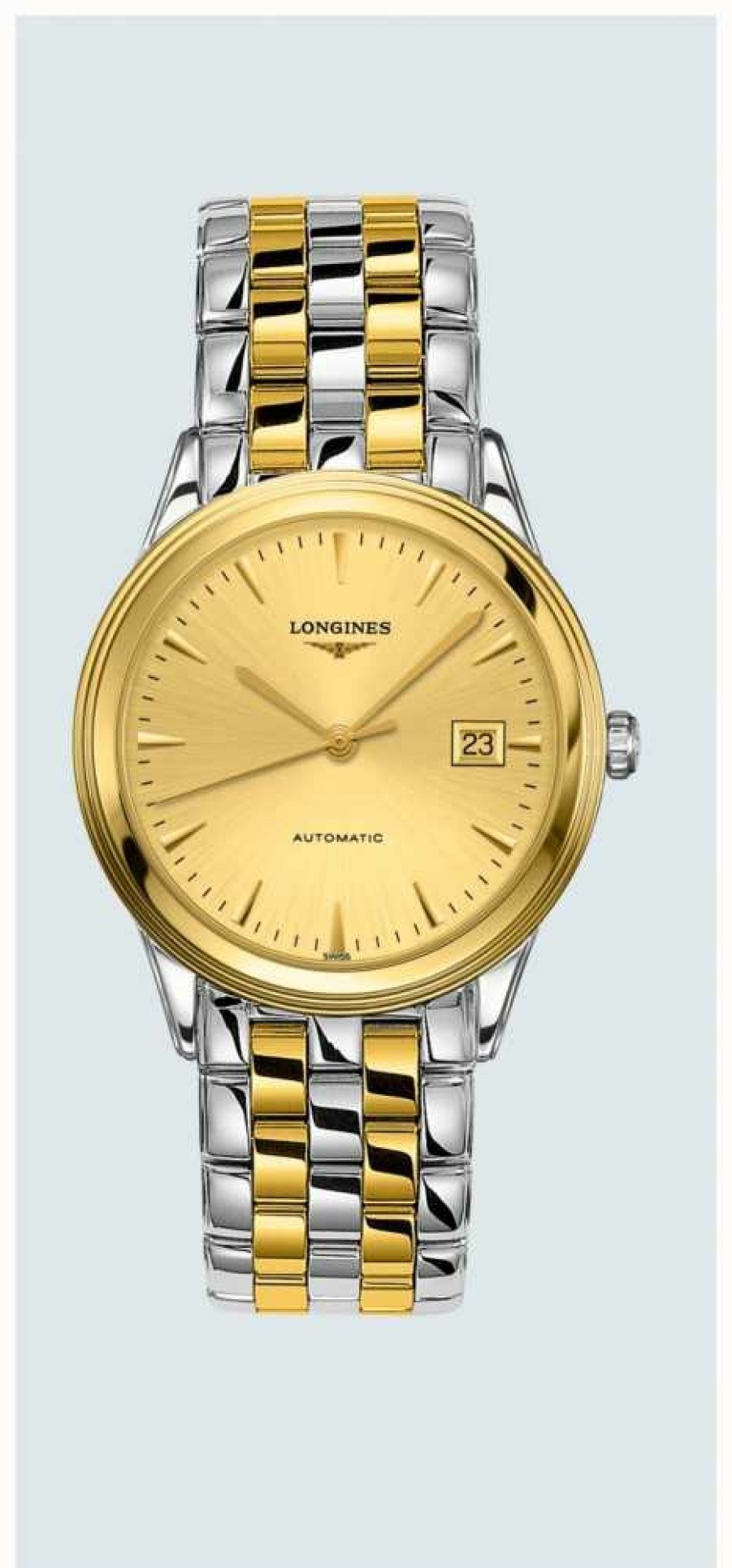 Men'S LONGINES | Longines | Flagship | Men'S 38.5Mm Two Tone | Swiss Automatic