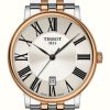 Men'S Tissot | Tissot | Men'S Carson | Silver Dial | Two-Tone Stainless Steel