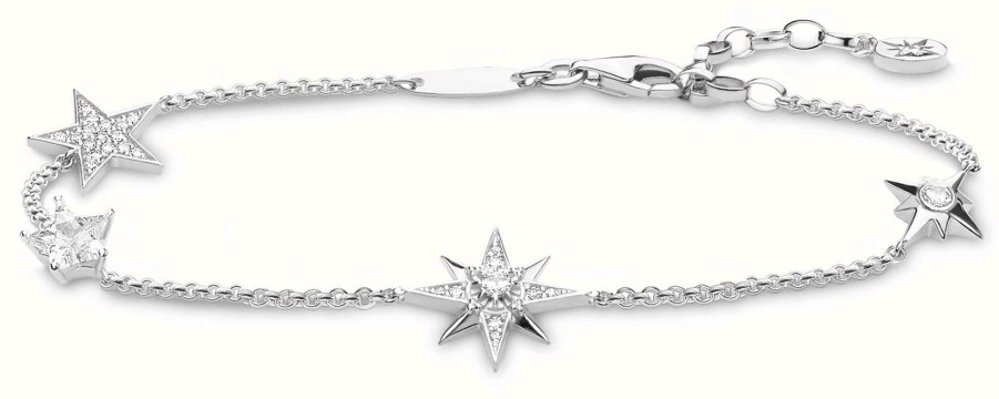 Jewelry Thomas Sabo Jewellery | Thomas Sabo 925 Sterling Silver 'Stars' Bracelet