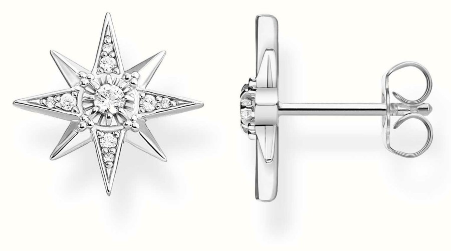 Jewelry Thomas Sabo Jewellery | Thomas Sabo 925 Sterling Silver 'Star' Stud Earrings