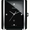 Men'S RADO | Rado Integral Diamonds High-Tech Ceramic Black Square Dial Watch