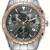 Men'S RADO | Rado Hyperchrome Chronograph (44.9Mm) Grey Dial / Stainless Steel