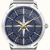 Men'S Thomas Sabo | Thomas Sabo | Men'S Rebel Spirit Compass | Blue Dial | Mesh Bracelet