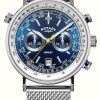 Men'S Rotary | Rotary | Men'S Henley Chronograph | Steel Mesh Bracelet | Blue Dial